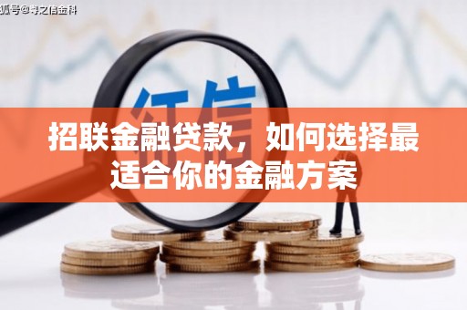 彬县招联金融贷款，如何选择最适合你的金融方案