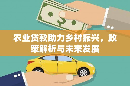 彬县农业贷款助力乡村振兴，政策解析与未来发展