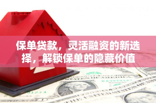 彬县保单贷款，灵活融资的新选择，解锁保单的隐藏价值