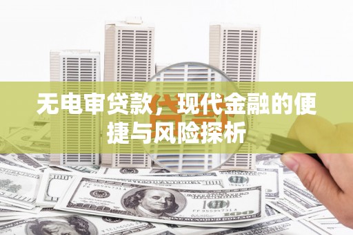 彬县无电审贷款，现代金融的便捷与风险探析