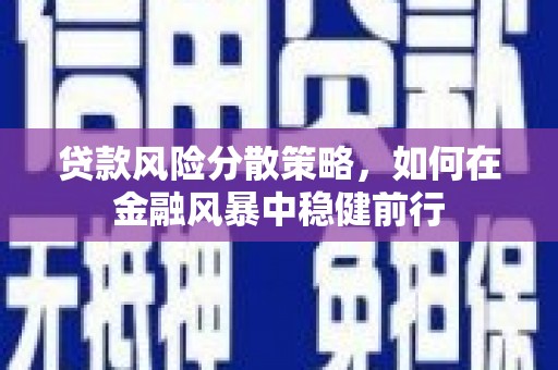 彬县贷款风险分散策略，如何在金融风暴中稳健前行