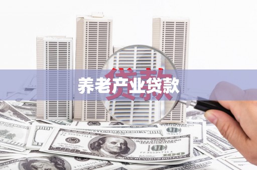 彬县养老产业贷款
