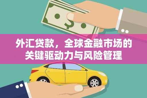 彬县外汇贷款，全球金融市场的关键驱动力与风险管理