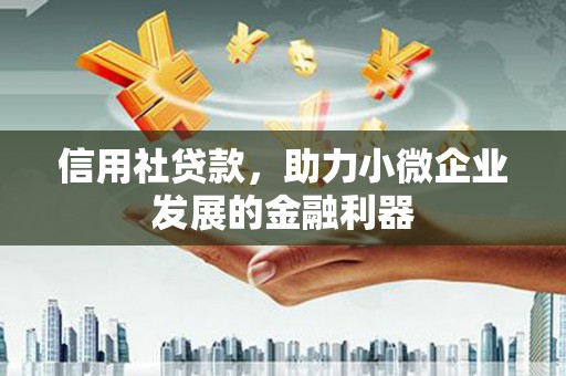 彬县信用社贷款，助力小微企业发展的金融利器