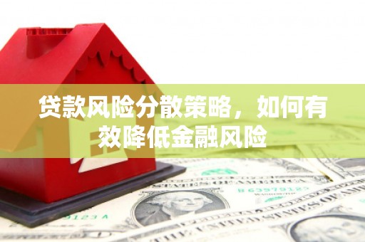 彬县贷款风险分散策略，如何有效降低金融风险