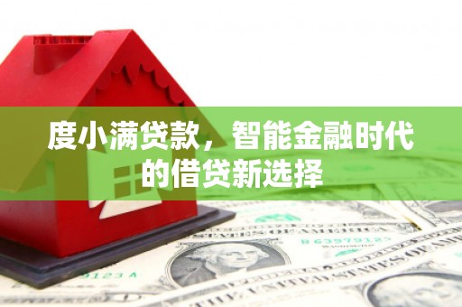 彬县度小满贷款，智能金融时代的借贷新选择