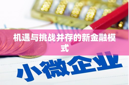 彬县机遇与挑战并存的新金融模式