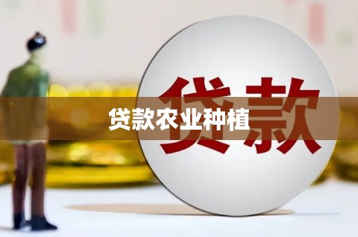 彬县贷款农业种植