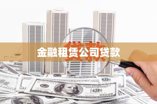 彬县金融租赁公司贷款
