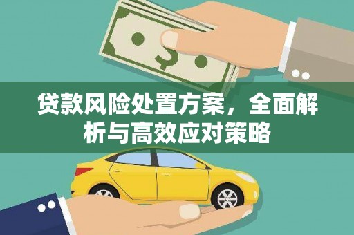 彬县贷款风险处置方案，全面解析与高效应对策略