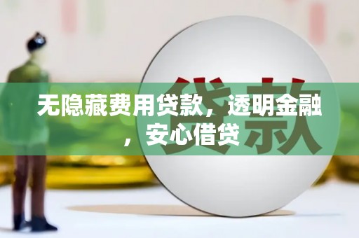 彬县无隐藏费用贷款，透明金融，安心借贷