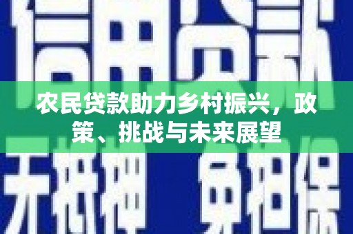 彬县农民贷款助力乡村振兴，政策、挑战与未来展望