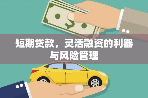 彬县短期贷款，灵活融资的利器与风险管理