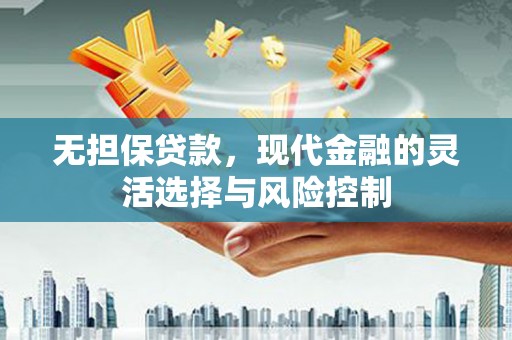 彬县无担保贷款，现代金融的灵活选择与风险控制