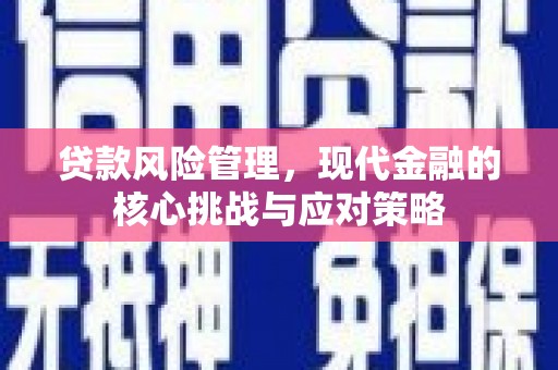 彬县贷款风险管理，现代金融的核心挑战与应对策略