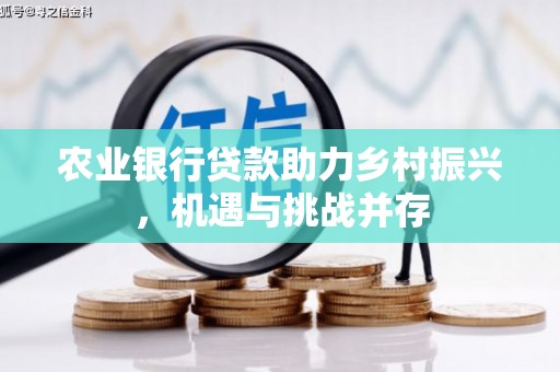 彬县农业银行贷款助力乡村振兴，机遇与挑战并存