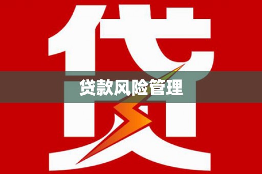 彬县贷款风险管理