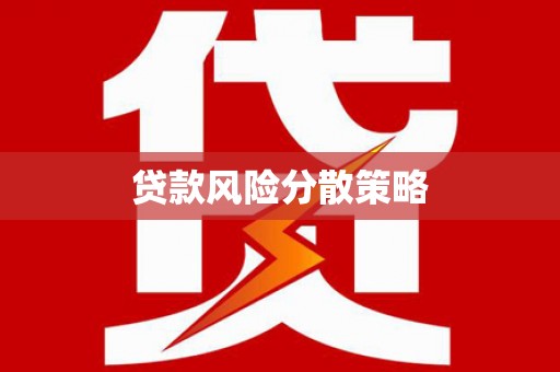 彬县贷款风险分散策略