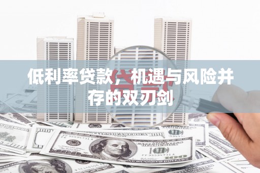 彬县低利率贷款，机遇与风险并存的双刃剑