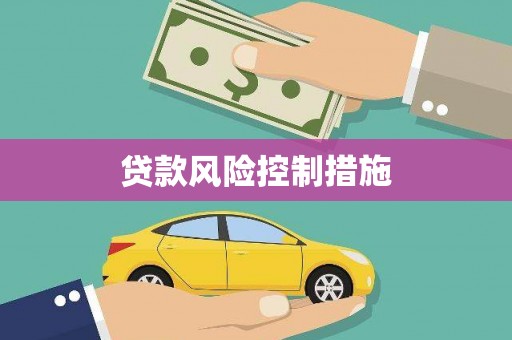 彬县贷款风险控制措施