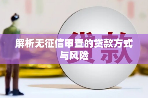 彬县解析无征信审查的贷款方式与风险