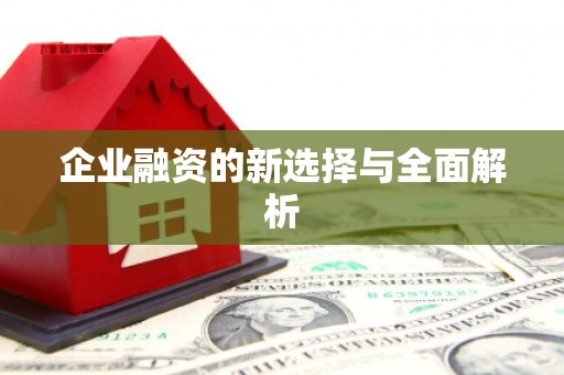 彬县企业融资的新选择与全面解析