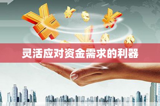彬县灵活应对资金需求的利器